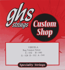 VIhuela Strings by GHS Custom Shop