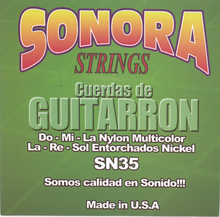 Guitarrón String Set by Sonora Strings
