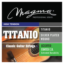 Magma Classical Guitar Strings Medium Tension Titanium Nylon - COATED Silver Plated Copper (GC110TED)