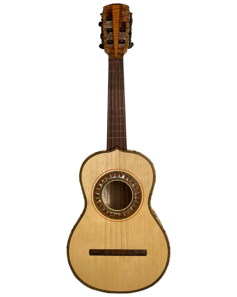 Quilted Maple Vihuela by Omar Olague – JD Salazar Music