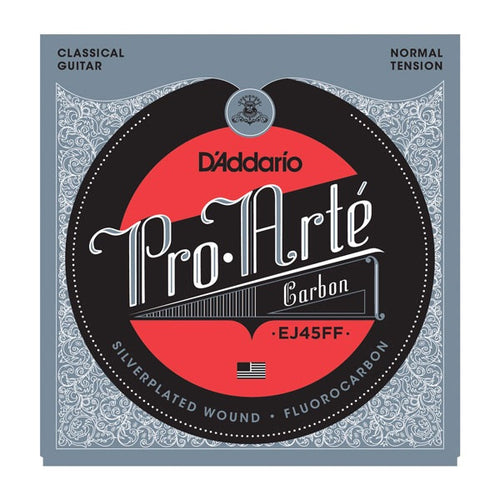 D'Addario EJ45FF Pro-Arté Carbon, Dynacore Basses, Normal Tension